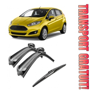 Set 3 stergatoare parbriz si luneta Bosch Aerotwin pentru Ford Fiesta '08 (JD, JH) (07.08 - 11.12) Bosch