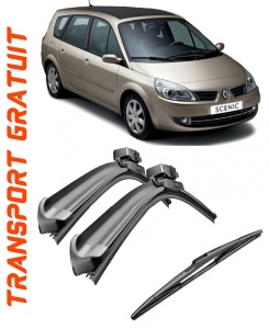 Set 3 stergatoare parbriz si luneta Bosch Aerotwin pentru Renault Grand Scénic III (JZ) (05.09 -) Bosch accesorii pentru autoturismul tau - masina v218709