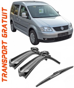 Set 3 stergatoare parbriz si luneta Bosch Aerotwin pentru Volkswagen Caddy (2C) (08.10 - 05.15) Bosch accesorii pentru autoturismul tau - masina v219902