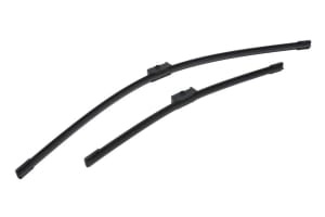 Set 3 stergatoare PEUGEOT 207 Hatchback Van (WA_, WC_) din 2007-2012, pentru parbriz si luneta fata si spate auto, Bosch Twin-Aerotwin, din cauciuc siliconat rezistent, 4 Stickere Auto PEUGEOT - Img 3