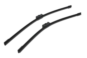 Set 3 stergatoare Volkswagen POLO IV (9N_, 9A_) din 2001-2009, pentru parbriz si luneta fata si spate auto, Bosch Aerotwin-Aerotwin, din cauciuc siliconat rezistent, 4 Stickere Auto Volkswagen - Img 3