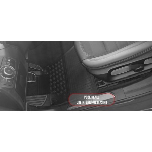 Set 4 covorase Alfa Romeo Giulia 4X2 2020-2025, din cauciuc 100%, compatibile cu autoturismul ALFA ROMEO Giulia v345