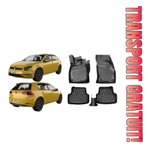 Set 4 covorase auto Volkswagen Golf 7 hatckback 2012-2019 tip tavita
