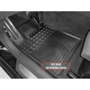 Set 4 covorase Bmw Seria 5E Sedan / Touring 2017-2023, din cauciuc 100%, compatibile cu autoturismul BMW Seria 5e v562