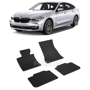 Set 4 covorase Bmw Seria 6 2017-prezent, din cauciuc 100%, compatibile cu autoturismul BMW Seria 6 v144