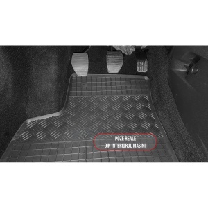 Set 4 covorase Citroen C-Elysee 2012-prezent, din cauciuc 100%, compatibile cu autoturismul CITROEN C-Elysee v837
