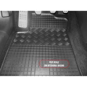 Set 4 covorase Citroen C3 2010-2016, din cauciuc 100%, compatibile cu autoturismul CITROEN C3 v526