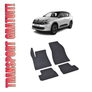 Set 4 covorase Citroen C3 2025-prezent, din cauciuc 100%, compatibile cu autoturismul CITROEN C3