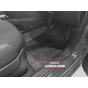 Set 4 covorase Fiat Panda 2012-prezent, din cauciuc 100%, compatibile cu autoturismul FIAT Panda v1431