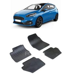 Set 4 covorase Ford Fiesta 2008-2017, din cauciuc 100%, compatibile cu autoturismul FORD Fiesta v798