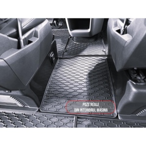 Set 4 covorase Ford Tourneo Custom 2 Locuri 2024-prezent, din cauciuc 100%, compatibile cu autoturismul FORD Tourneo v1240