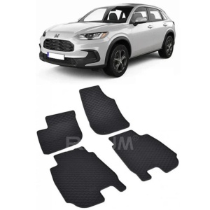 Set 4 covorase Honda Hr-V 2022-prezent, din cauciuc 100%, compatibile cu autoturismul Honda HR-V v3513