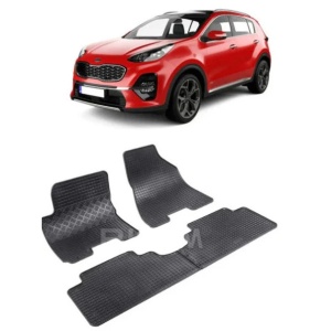 Set 4 covorase Kia Sportage 2004-2010, din cauciuc 100%, compatibile cu autoturismul KIA Sportage v1842