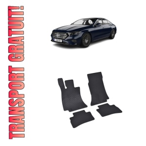 Set 4 covorase Mercedes E-Klasse 2024-prezent, din cauciuc 100%, compatibile cu autoturismul MERCEDES E-Klasse