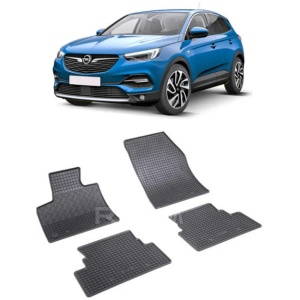 Set 4 covorase Opel Grandland X 2017-2023, din cauciuc 100%, compatibile cu autoturismul OPEL Grandland v6107