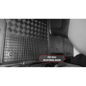 Set 4 covorase Opel Vivaro 2M 2020- Lux + Tunelprezent, din cauciuc 100%, compatibile cu autoturismul OPEL Vivaro v3060