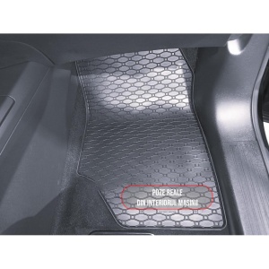 Set 4 covorase Peugeot 5008 Hybrid 2024-prezent, din cauciuc 100%, compatibile cu autoturismul PEUGEOT 5008 v2759