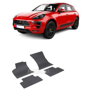Set 4 covorase Porsche Macan 2014-prezent, din cauciuc 100%, compatibile cu autoturismul PORSCHE Macan v6137
