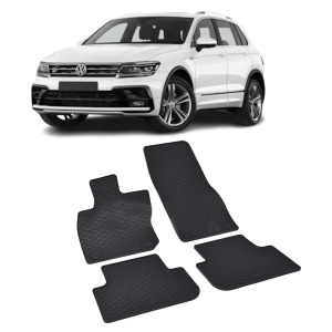 Set 4 covorase Volkswagen Tiguan Etsi 2024-prezent, din cauciuc 100%, compatibile cu autoturismul Volkswagen Tiguan v5729
