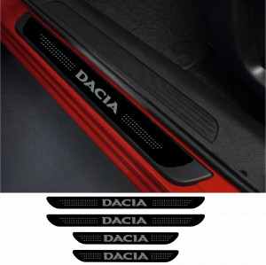 Set 4 protectii praguri auto autoadezive Dacia model 3 si breloc Succes, accesorii pentru autoturismul tau - masina v249023