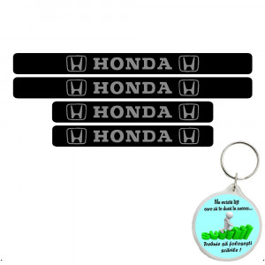 Set 4 protectii praguri auto autoadezive Honda si breloc Succes, accesorii pentru autoturismul tau - masina v246949