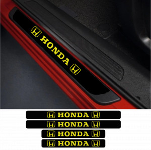 Set 4 protectii praguri auto autoadezive Honda si breloc Succes, accesorii pentru autoturismul tau - masina v246971