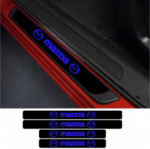Set 4 protectii praguri auto autoadezive Mazda si breloc Succes, accesorii pentru autoturismul tau - masina v246830