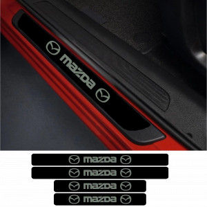 Set 4 protectii praguri auto autoadezive Mazda si breloc Succes, accesorii pentru autoturismul tau - masina v246834
