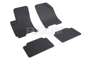 Set 5 covorase CHEVROLET AVEO T250 din 2006-2011, cu covoras tunel median, CAROSERIE HATCHBACK, Presuri cauciuc 100%, compatibil cu autoturismul CHEVROLET AVEO T250, Rigum - Img 3