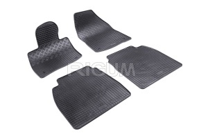 Set 5 covorase HONDA CIVIC VIII din 2006-2012, cu covoras tunel median, CAROSERIE HATCHBACK, Presuri cauciuc 100%, compatibil cu autoturismul HONDA CIVIC VIII, Rigum - Img 3