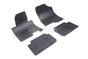 Set 5 covorase HYUNDAI I30 II din 07.2012-06.2017, cu covoras tunel median, CAROSERIE COMBI, Presuri cauciuc 100%, compatibil cu autoturismul HYUNDAI I30 II, Rigum - Img 3