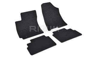 Set 5 covorase HYUNDAI KONA HYBRID din 09.2019-03.2023, cu covoras tunel median, CAROSERIE SUV, Presuri cauciuc 100%, compatibil cu autoturismul HYUNDAI KONA HYBRID, Rigum - Img 3