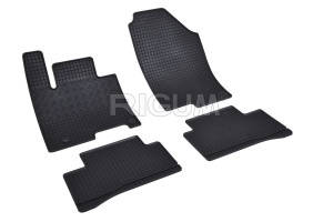 Set 5 covorase HYUNDAI TUCSON IV din 12.2020-PREZENT, cu covoras tunel median, CAROSERIE SUV, Presuri cauciuc 100%, compatibil cu autoturismul HYUNDAI TUCSON IV, Rigum - Img 3