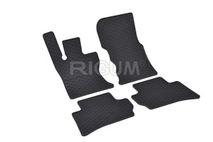 Set 5 covorase JAGUAR F-PACE din 04.2016-2020, cu covoras tunel median, CAROSERIE SUV, Presuri cauciuc 100%, compatibil cu autoturismul JAGUAR F-PACE, Rigum - Img 3