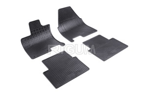 Set 5 covorase NISSAN QASHQAI +2 din 10.2008-01.2014, cu covoras tunel median, CAROSERIE SUV, Presuri cauciuc 100%, compatibil cu autoturismul NISSAN QASHQAI +2, Rigum - Img 3