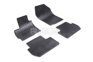 Set 5 covorase PEUGEOT 4007 din 03.2007-08.2012, cu covoras tunel median, CAROSERIE SUV, Presuri cauciuc 100%, compatibil cu autoturismul PEUGEOT 4007, Rigum - Img 3