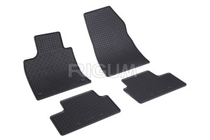 Set 5 covorase RENAULT CLIO V HYBRID din 07.2020-PREZENT, cu covoras tunel median, CAROSERIE HATCHBACK, Presuri cauciuc 100%, compatibil cu autoturismul RENAULT CLIO V HYBRID, Rigum - Img 3