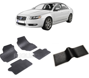 Set 5 covorase VOLVO S 80 II din 03.2006-09.2016, cu covoras tunel median, CAROSERIE SEDAN, Presuri cauciuc 100%, compatibil cu autoturismul VOLVO S 80 II, Rigum - Img 2