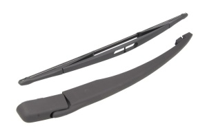 Set brat stergator spate cu lamela pentru DACIA SANDERO din 2008-2013, pentru spate, din cauciuc siliconat rezistent, 4 stickere auto DACIA v2273