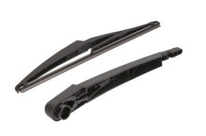 Set brat stergator spate cu lamela pentru RENAULT CAPTUR I (J5_, H5_) din 2013-2018, pentru spate, din cauciuc siliconat rezistent, 4 stickere auto RENAULT v673