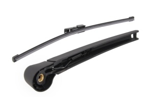 Set brat stergator spate cu lamela pentru SKODA FABIA III (NJ3) din 2014-2021, pentru spate, din cauciuc siliconat rezistent, 4 stickere auto SKODA v483