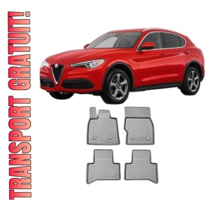 Set covorase ALFA ROMEO STELVIO, din 01.2017 - Prezent, covorase tavita, caroserie SUV, compatibile cu autoturismul ALFA ROMEO STELVIO, ARISTAR