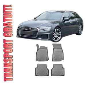 Set covorase AUDI A6 C8 QUATTRO, din 09.2018 - Prezent, covorase tavita, caroserie COMBI, compatibile cu autoturismul AUDI A6 C8 QUATTRO, ARISTAR