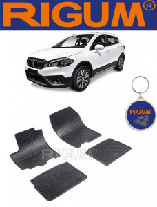 set covorase auto dedicate, din cauciuc 100% Premium Suzuki Sx4 S-Cross, Suv, fabricat din 09.2013 - 2019 accesorii pentru autoturismul tau - masina v160803