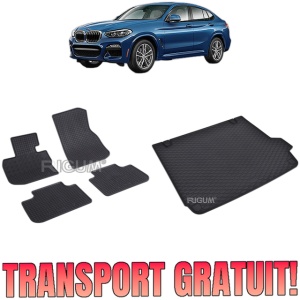 Set Covorase Auto Si Tavita Portbagaj BMW X4 G02 din 04.2018 - 2026, caroserie suv,