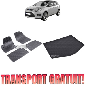 Set Covorase Auto Si Tavita Portbagaj FORD C-MAX I din 2003 - 10.2010, caroserie van,