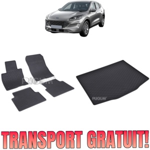 Set Covorase Auto Si Tavita Portbagaj FORD KUGA HYBRID din 04.2020 - 2026, caroserie suv hybrid,