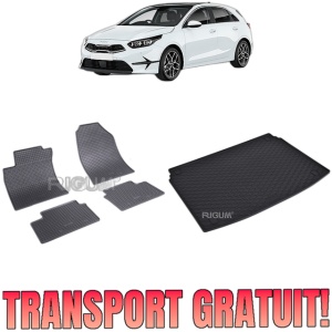 Set Covorase Auto Si Tavita Portbagaj KIA CEED III din 06.2018 - 2026, caroserie hatchback, PORTBAGAJ INFERIOR