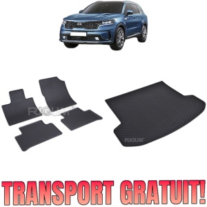 Set Covorase Auto Si Tavita Portbagaj KIA SORENTO IV din 10.2020 - 2026, caroserie suv, 5 LOCURI