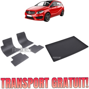 Set Covorase Auto Si Tavita Portbagaj MERCEDES B-CLASS W246 din 10.2011 - 12.2018, caroserie van,
